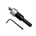 RS PRO 20 mm Diameter High Speed Steel (HSS) Hole Saw with 10 mm Shank and Ejector Spring with10mm