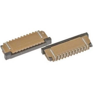 Amphenol Communications Solutions FPC Connector 1 mm Pitch 5 Way Right Angle Female Solder Termination SFW5R-2STE9LF