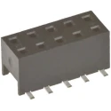 Amphenol Communications Solutions Minitek Series 6-Contact 2 Row 2 mm Pitch Straight Surface PCB Socket 55510-106TRLF
