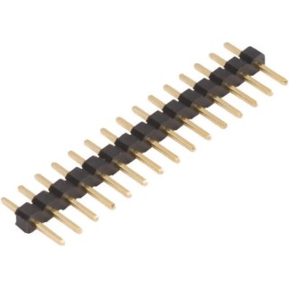Amphenol Communications Solutions Bergstik Series Straight Through Hole Pin Header, 12 Contacts, 2.54 mm 77311-101-12LF