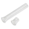 VCC Panel Mount 1-Way Straight Rigid LED Light Pipe Clear 5mm with LED Included LFC037CTP