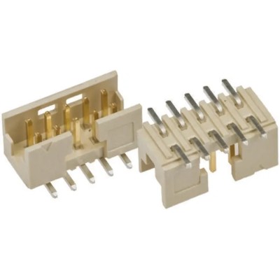 Amphenol Communications Solutions Minitek Series Straight Surface PCB Header, 6 Contacts, 2 mm Pitch, 2 98424-G52-06ALF