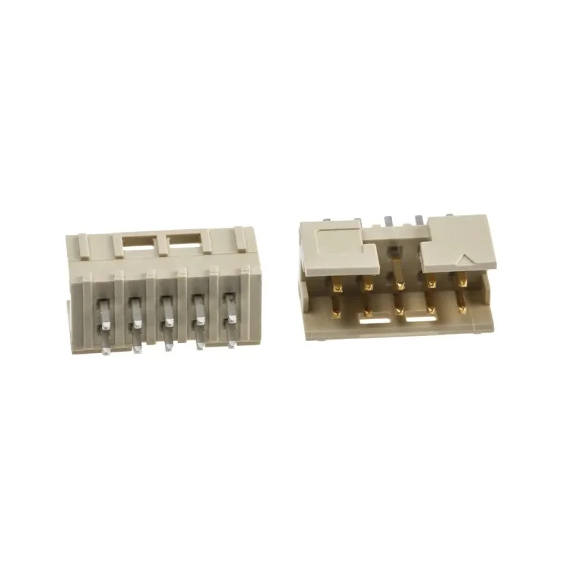 Amphenol Communications Solutions Minitek Series 2.00 mm Pitch, 10 Contact, 2 Row Straight Through Hole PCB 98414-G06-10LF