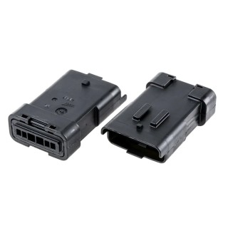 Delphi 211PL Male Connector Housing 3.33 mm Pitch 6 Way 1 Row Straight 211PL069S0049