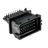 Delphi Sicma Automotive Male Black Through Hole Rectangular Connector 24 Contacts Solder Termination HCCPHPE24BKA90F