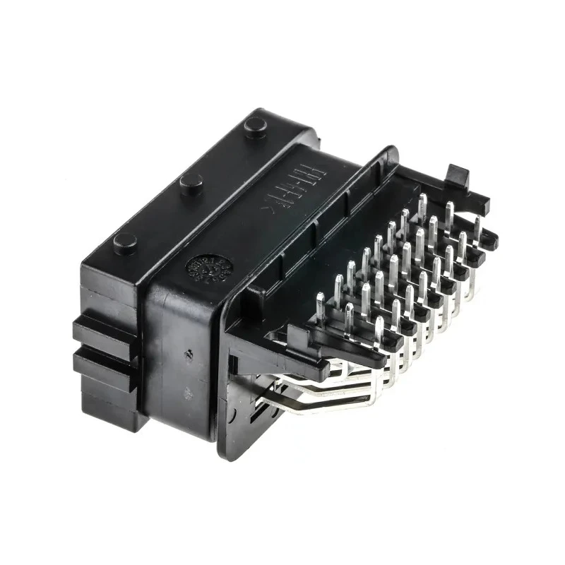 Delphi Sicma Automotive Male Black Through Hole Rectangular Connector 24 Contacts Solder Termination HCCPHPE24BKA90F