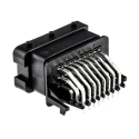 Delphi Sicma Automotive Male Black Through Hole Rectangular Connector 24 Contacts Solder Termination HCCPHPE24BKA90F