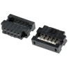 Amphenol Communications Solutions 10-Way IDC Connector Female for Cable, 2 Row, 650V AC, 1A, Gold over Nickel 89361-710LF