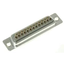 ASSMANN WSW 25 Way Straight Panel Mount D-Sub Connector A-DF 25 LL/G