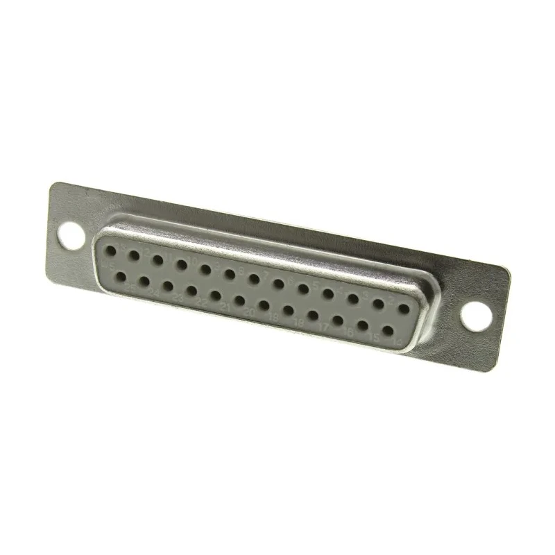 Amphenol Communications Solutions 25 Way Straight 2.77 mm Pitch Panel Mount D-Sub Connector A-DF 25 LL/Z