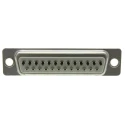 Amphenol Communications Solutions 25 Way Straight 2.77 mm Pitch Panel Mount D-Sub Connector A-DF 25 LL/Z