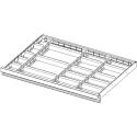 Facom Galvanised Metal Sheet Drawer Storage with 18 Drawers 2.6kg Model 2930.C1