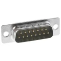 ASSMANN WSW D-Sub Connector 15 Way Straight 2.77 mm Pitch Through Hole Male A-DS 15 PP/Z