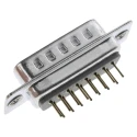 ASSMANN WSW D-Sub Connector 15 Way Straight 2.77 mm Pitch Through Hole Male A-DS 15 PP/Z