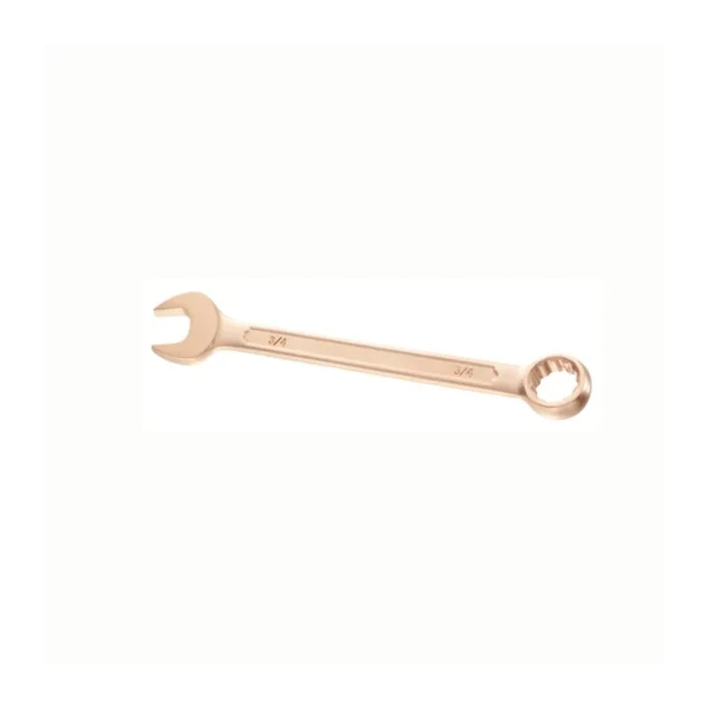 Facom Non-Sparking Beryllium Copper Alloy Combination Spanner 19/32 in, 195mm Overall 440.19/32SR