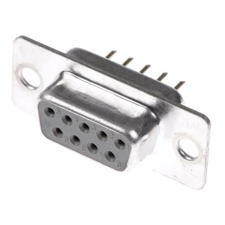 ASSMANN WSW 9 Way Straight 2.77 mm Pitch Through Hole Female D-Sub Connector DF-9 A-DF 09 PP/Z