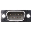 ASSMANN WSW D-Sub Connector 9 Way Straight Through Hole Male 250V 3A A-DS 09 PP/Z