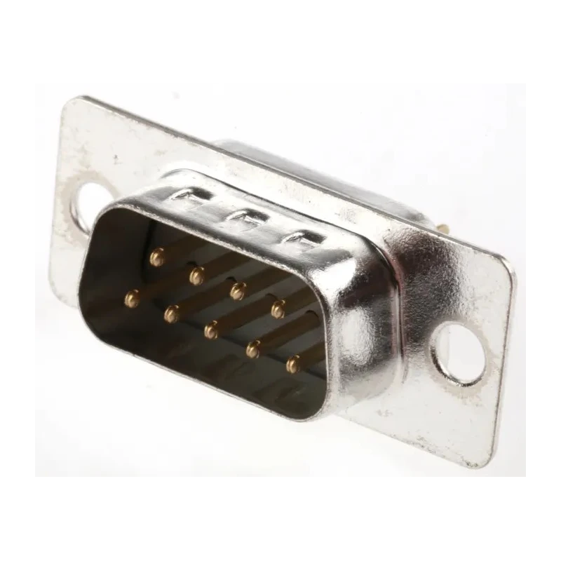 ASSMANN WSW D-Sub Connector 9 Way Straight Through Hole Male 250V 3A A-DS 09 PP/Z