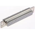 ASSMANN WSW 37 Way Straight Panel Mount D-Sub Connector Metal Housing Gold Contact A-DF 37 LL/Z