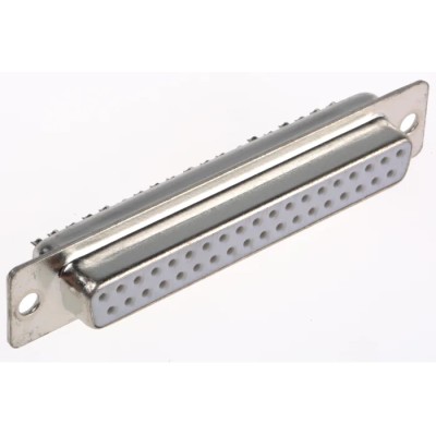ASSMANN WSW 37 Way Straight Panel Mount D-Sub Connector Metal Housing Gold Contact A-DF 37 LL/Z