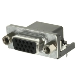 ASSMANN WSW A-HDF 15 Way Right Angle 1.98 mm Pitch Through Hole D-Sub Connector Female A-HDF 15 A-KG/T