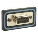 ASSMANN WSW 9 Way Straight 2.77 mm Pitch Panel Mount D-Sub Connector A-DF 09 LL-WP