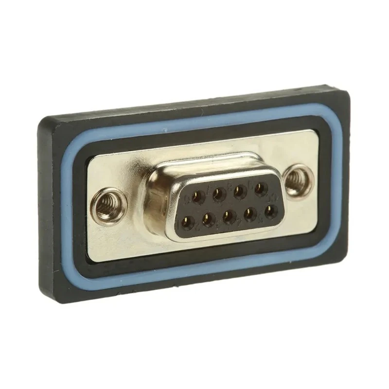 ASSMANN WSW 9 Way Straight 2.77 mm Pitch Panel Mount D-Sub Connector A-DF 09 LL-WP