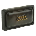 RS PRO Panel Mount D-Sub Connector 9 Way Straight 2.77 mm Pitch Metal Housing 250V A-DF 09 LL-WP
