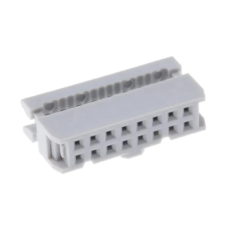 ASSMANN WSW 16-Way IDC Connector Female for Cable, 2 Row, 250V AC, 3A Current, Gold Nickel Plating AWP 16-7240-T