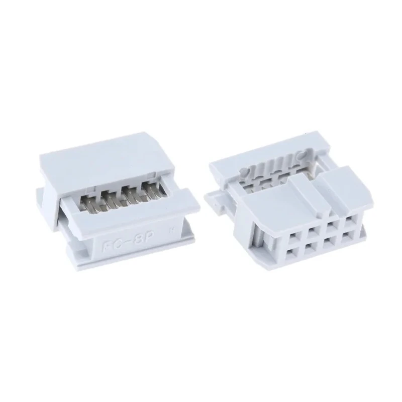 ASSMANN WSW 8-Way IDC Connector Female for Cable 2 Row 250V AC 3A Right Angle AWP 08-7240-T