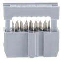 ASSMANN WSW 8-Way IDC Connector Female for Cable 2 Row 250V AC 3A Right Angle AWP 08-7240-T