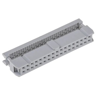 ASSMANN WSW 34-Way IDC Connector Female for Cable, 2 Row, 2.54mm Pitch, Gold over Nickel AWP 34-7240-T
