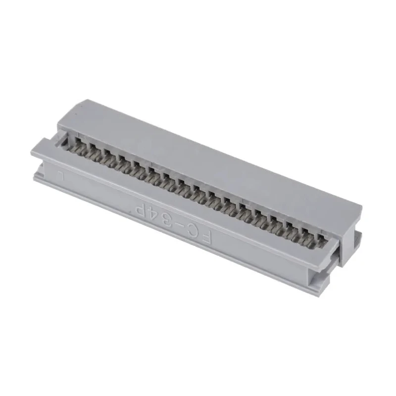 ASSMANN WSW 34-Way IDC Connector Female for Cable, 2 Row, 2.54mm Pitch, Gold over Nickel AWP 34-7240-T