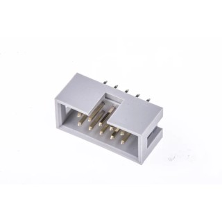 ASSMANN WSW AWHW Series Straight Through Hole PCB Header, 10 Contacts, 2.54 mm Pitch, 2 Row, Shrouded AWHW 10G-0202-T