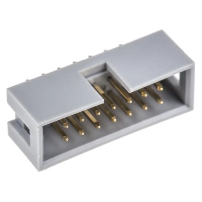 ASSMANN WSW AWHW Series Straight Through Hole PCB Header, 14 Contacts, 2.54 mm Pitch, 2 Row, Shrouded AWHW 14G-0202-T