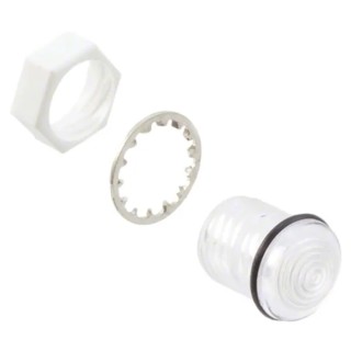 VCC CMS_442 Series 1-Way Threaded Sealed Polycarbonate LED Lens Hexagon Shape CMS_442_CTP