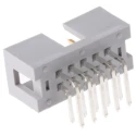ASSMANN WSW AWHW Series Right Angle Through Hole PCB Header 10 Contacts 2.54 mm Pitch 2 Row Shrouded AWHW 10A-0202-T