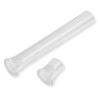 VCC Panel Mount 1-Way Straight Rigid LED Light Pipe Clear, 5 mm Lens Size LFC025CTP