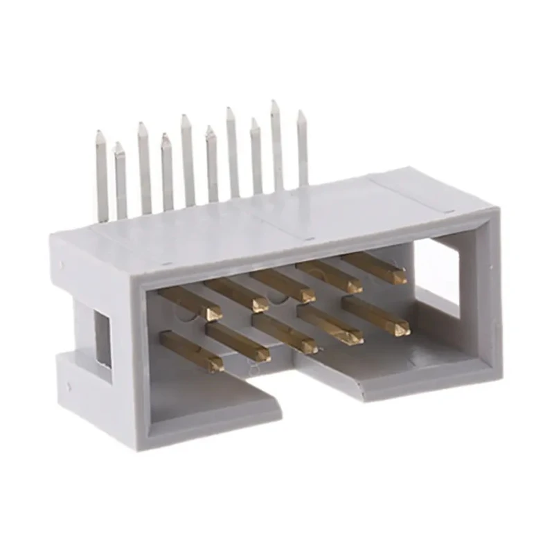 ASSMANN WSW AWHW Series Right Angle Through Hole PCB Header, 10 Contacts, 2.54 mm Pitch, 2 Row, Shrouded AWHW 10A-0202-T