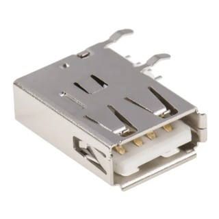 ASSMANN WSW Straight Through Hole Female 1 Port USB Type A USB Connector USB 2.0 A-USB A-E