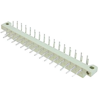 ASSMANN WSW DIN 41617 5 mm Pitch 21 Way 2 Row Right Angle Male Connector A 21-S1/SILVER
