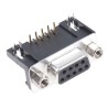ASSMANN WSW D-Sub Connector 9 Contacts Right Angle 2.77 mm Pitch Through Hole with 4 to 40 UNC Screw Lock A-DF 09 A/KG-T1