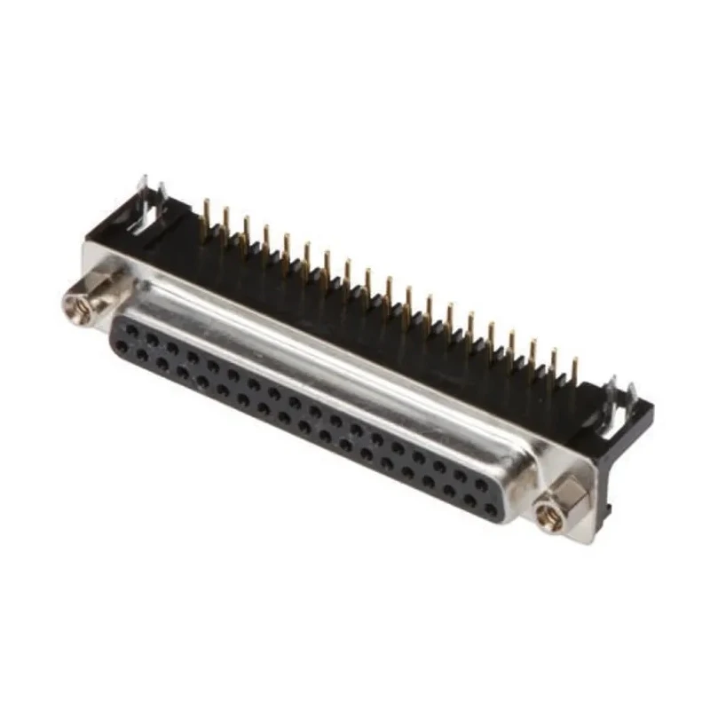 ASSMANN WSW A-DF 37 Way Right Angle 2.77 mm Pitch Through Hole D-Sub Connector with 4 to 40 UNC Screw Lock A-DF 37 A/KG-T1