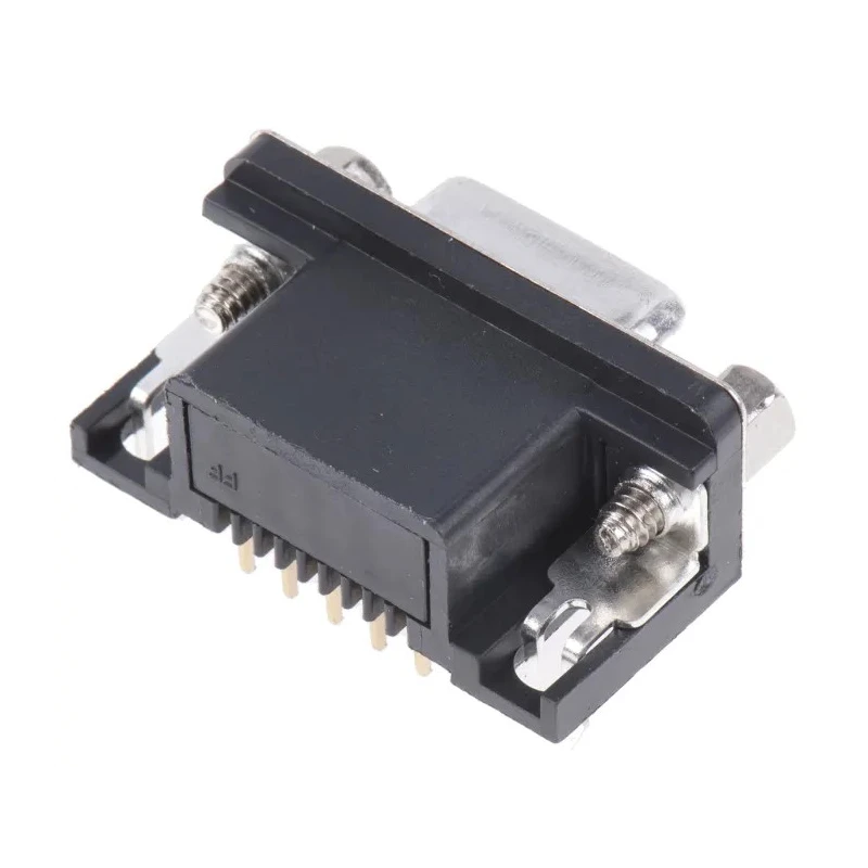RS PRO D-Sub Connector 9 Way Right Angle 2.77 mm Pitch Through Hole with 4 to 40 UNC Screw Lock A-DF 09 A/KG-T1