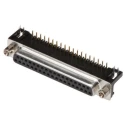 RS PRO D-Sub Connector 15 Way Right Angle 2.77 mm Pitch Through Hole Female with 4 to 40 UNC Screw Lock A-DF 15 A/KG-T1