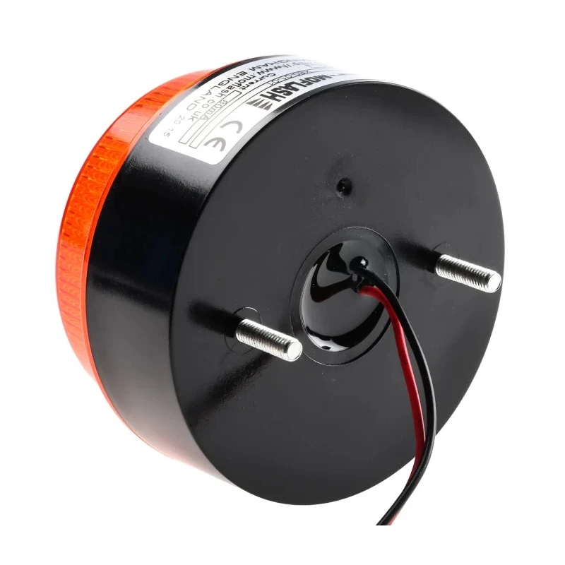 Moflash Amber Flashing Xenon Beacon 30V DC, Surface Mount, IP67 Rated X80-01-01