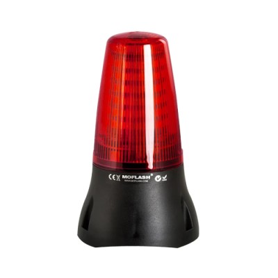 Moflash Beacon-Buzzer Combination LEDA125 Series Clear, Green, Red, Blue, Amber, IP65, 280V, 90 dB @ 1m LEDA125