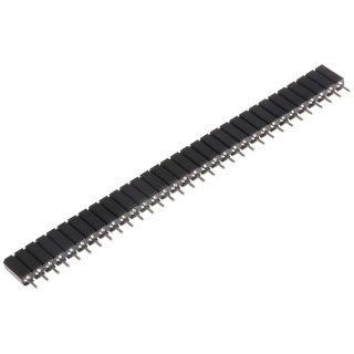 ASSMANN WSW AW 127 Series Straight Through Hole PCB Socket, 32-Contact, 1 Row, 2.54 mm Pitch, Solder Terminal AW 127-32/Z-HP