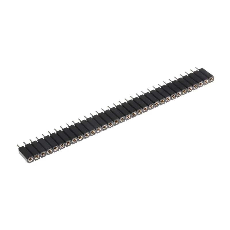 ASSMANN WSW AW 127 Series Straight Through Hole PCB Socket, 32-Contact, 1 Row, 2.54 mm Pitch, Solder Terminal AW 127-32/Z-HP