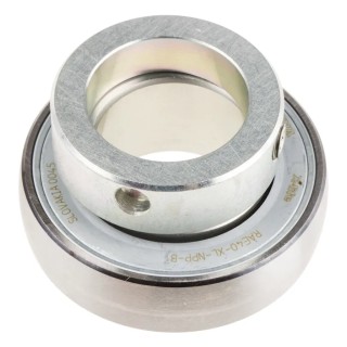 INA Bearing Insert Steel 40 mm Inside Diameter 80 mm Outside Diameter Static Load 19800 N Dynamic Load 34500 N RAE40-XL-NPP-B